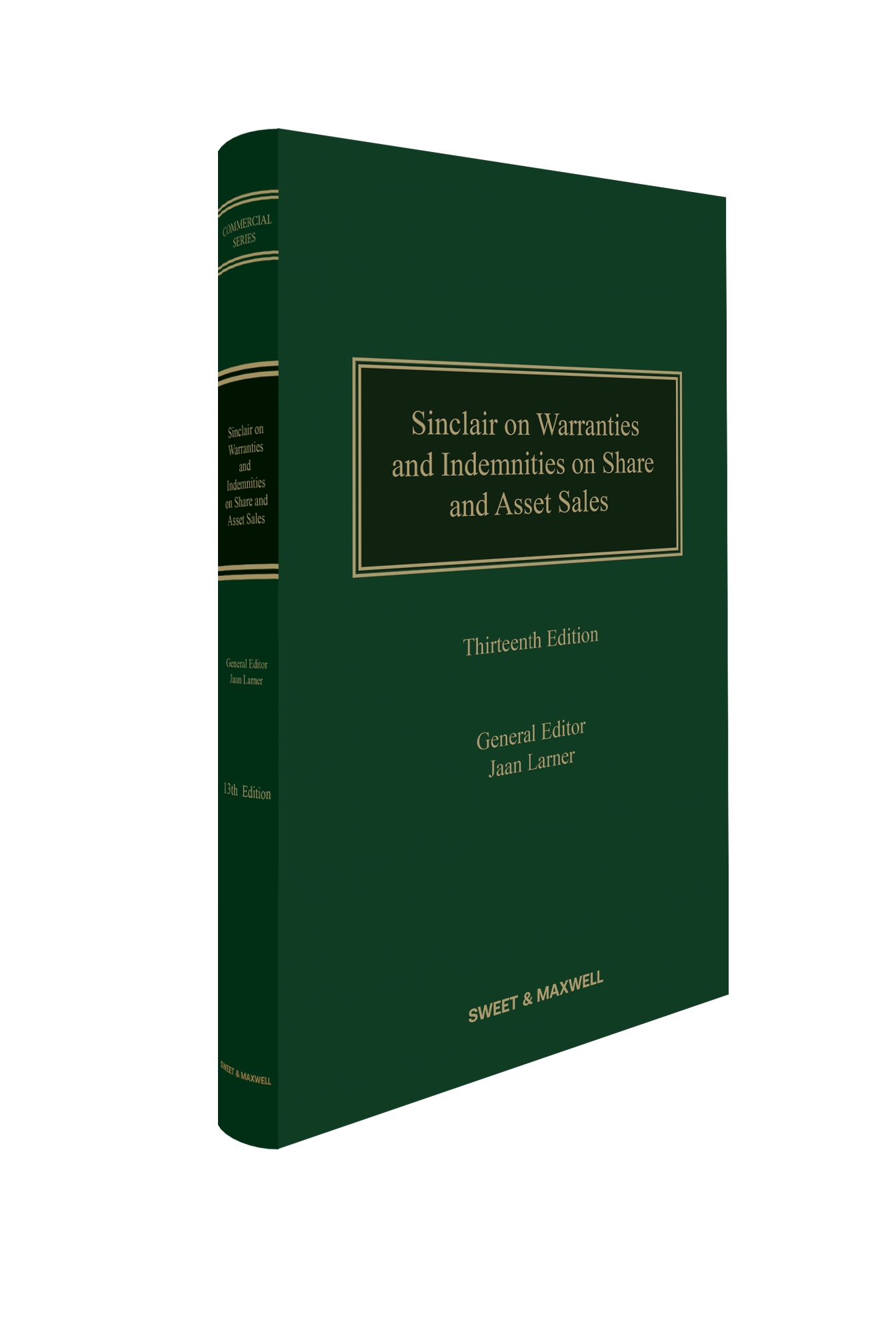 Cover of Sinclair on Warranties and Indemnities on Share and Asset Sales, 13th Edition, Commercial Series, ProView eBook