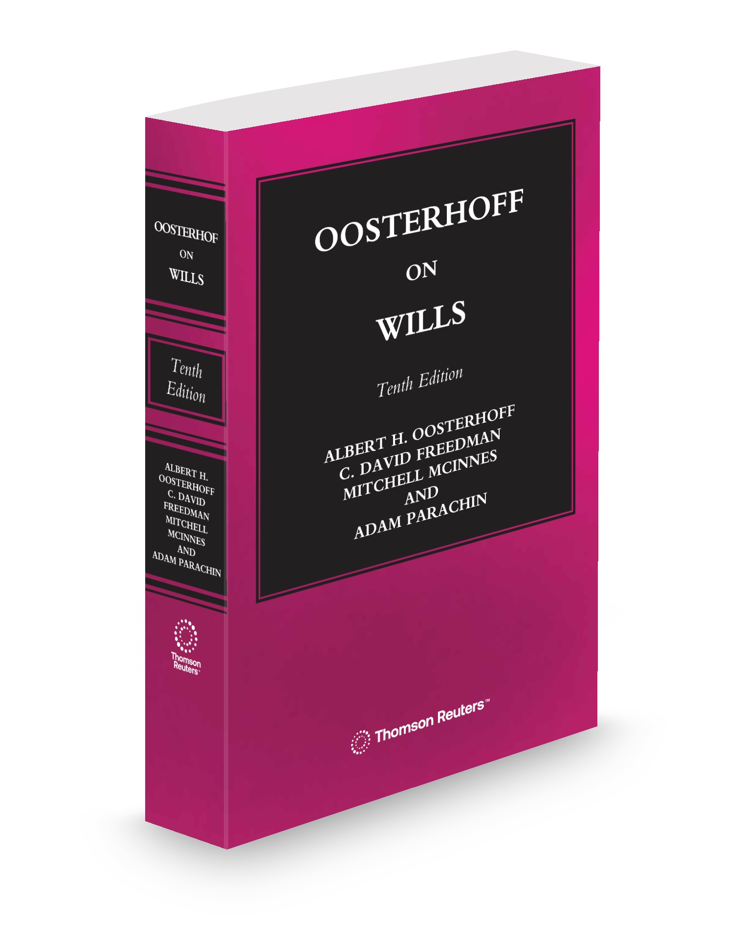 Cover of Oosterhoff on Wills, 10th Edition