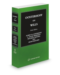 Oosterhoff On Wills, Ninth Edition