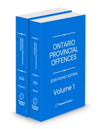 Ontario Provincial Offences 2026, Pocket Edition