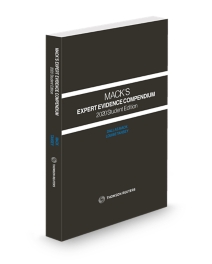 Mack's Expert Evidence Compendium, 2020 Student Edition