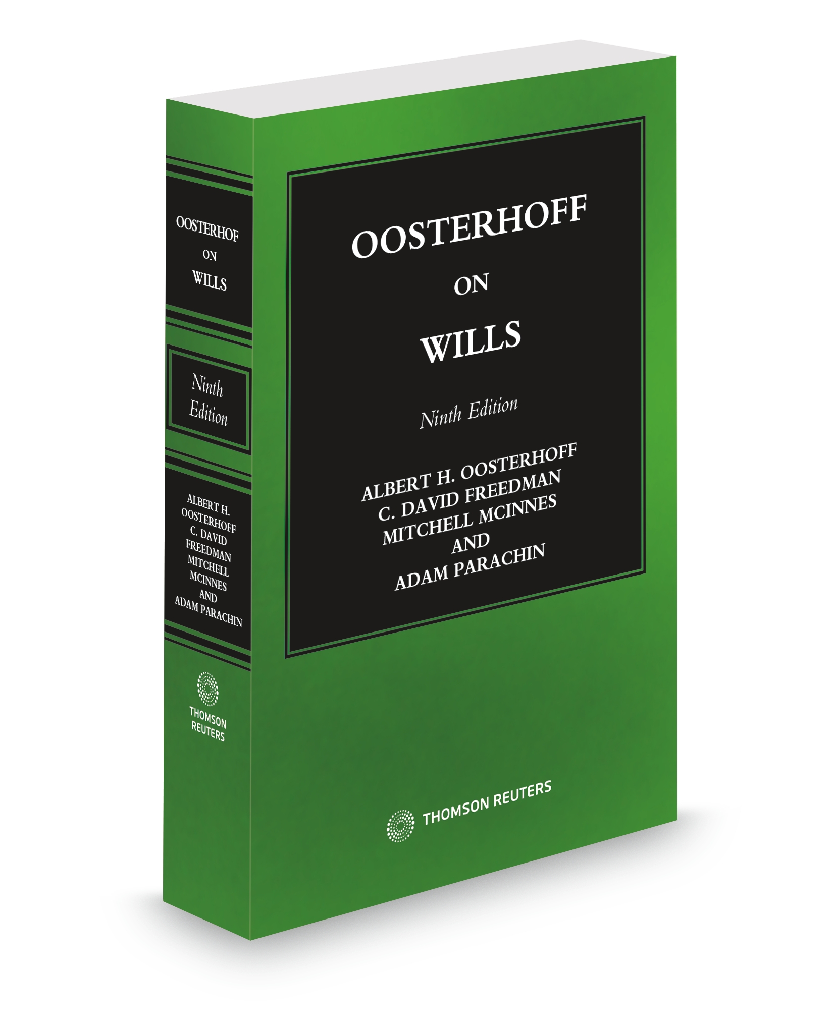 Cover of Oosterhoff on Wills, Ninth Edition, Print and ProView eBook