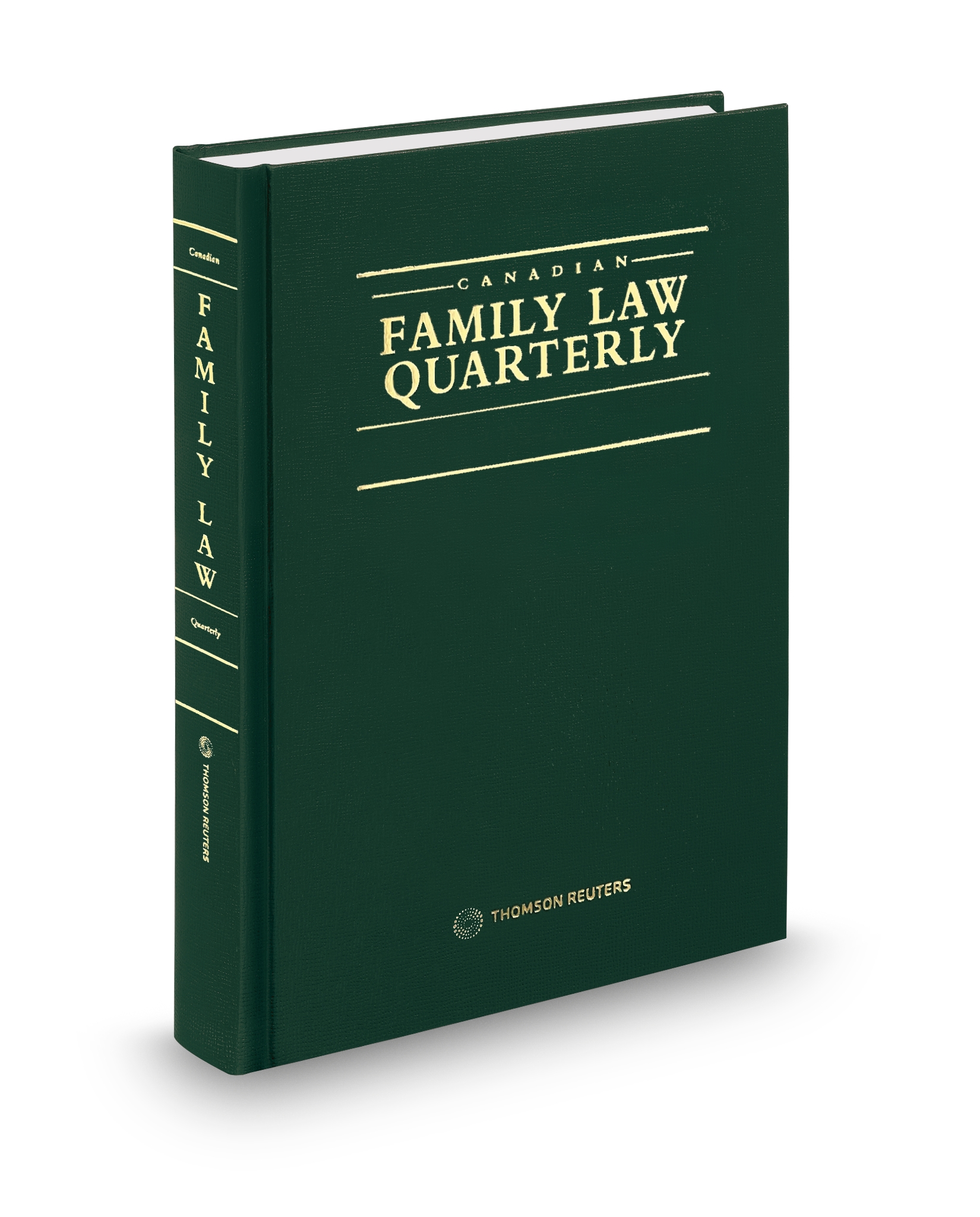 Cover of Canadian Family Law Quarterly, Hardbound book