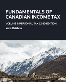 Cover of Fundamentals of Canadian Income Tax, Volume 1: Personal Tax, 2nd Edition