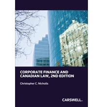Corporate Finance and Canadian Law, 2nd Edition