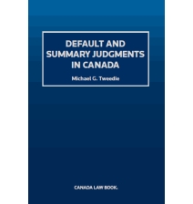 Default and Summary Judgments in Canada