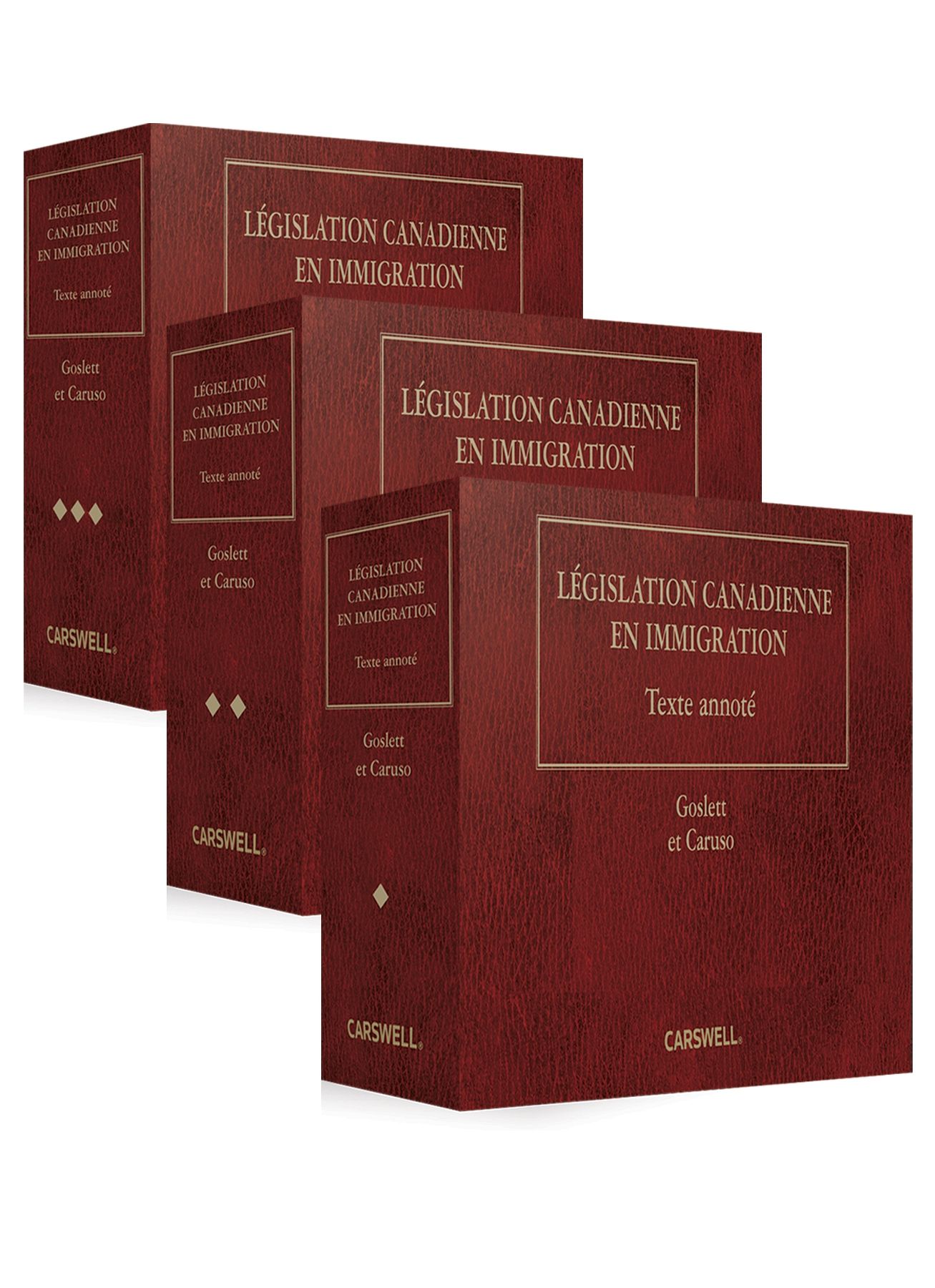 Couverture de  Législation canadienne en Immigration