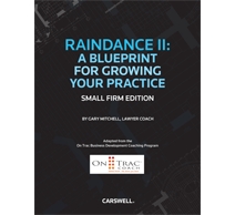 Raindance II: A Blueprint for Growing Your Practice - Small Firm Edition