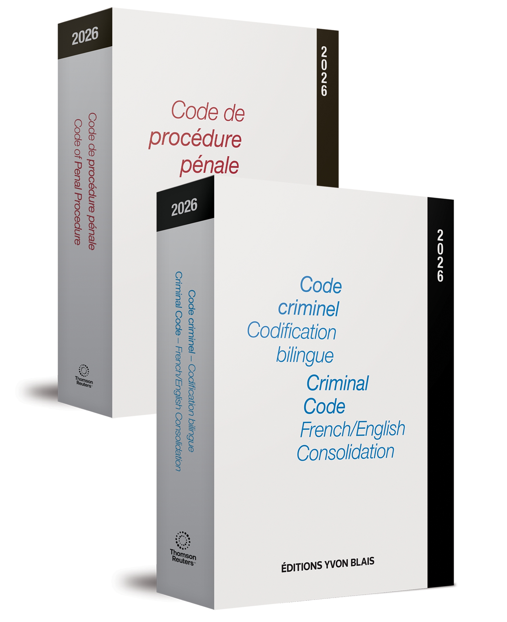 couverture de Code criminel - Codification bilingue 2026 ET Code de procédure pénale 2026