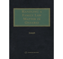 Handling a Family Law Matter in Ontario