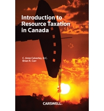 Introduction to Resource Taxation in Canada