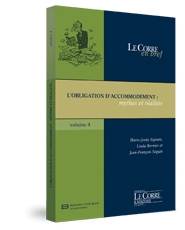 Couverture L'obligation d'accommodement : mythes et realites (Collection Le Corre en bref, volume 4)