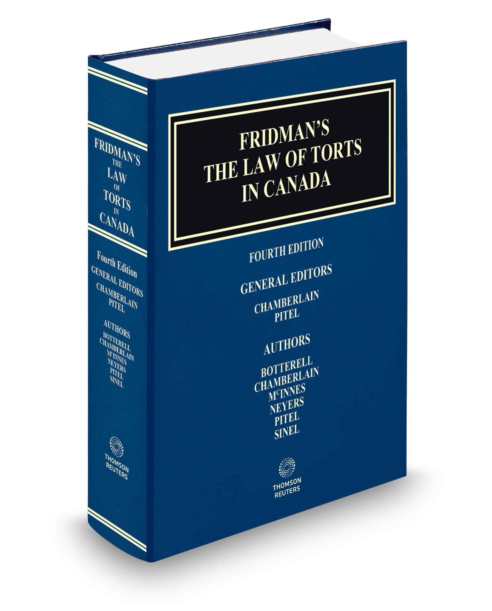 Fridman's The Law of Torts in Canada, Fourth Edition