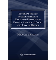 External Review of Administrative Decisions: Petitions to Cabinet, Appeals to Court, and Judicial Review