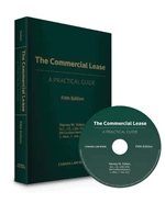Cover of The Commercial Lease: A Practical Guide, Fifth Edition, Hardbound book and CD-ROM