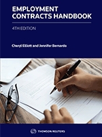 Cover of Employment Contracts Handbook, 4th Edition, Softbound book