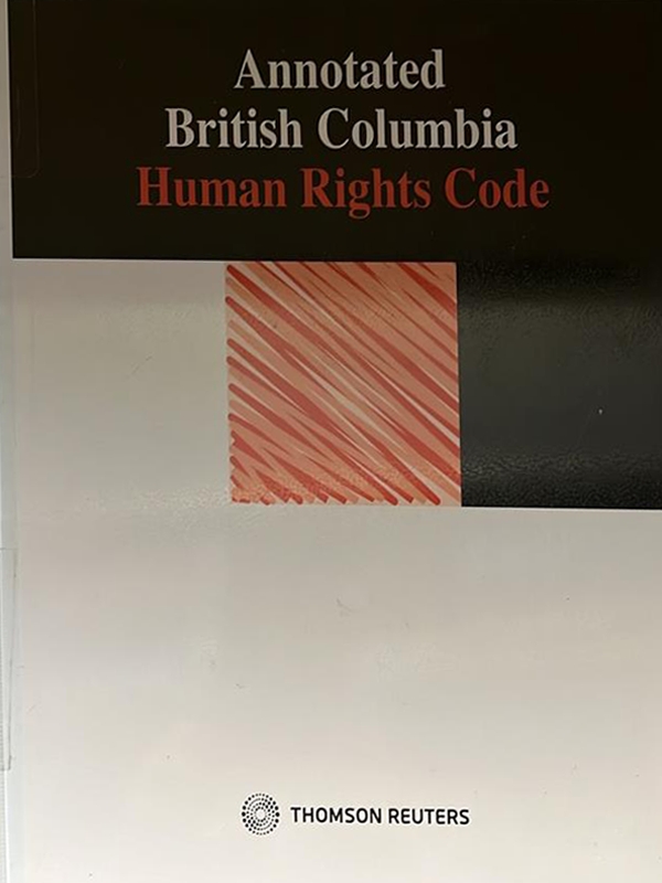 Cover of Annotated British Columbia Human Rights Code