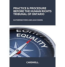 Practice and Procedure Before the Human Rights Tribunal of Ontario