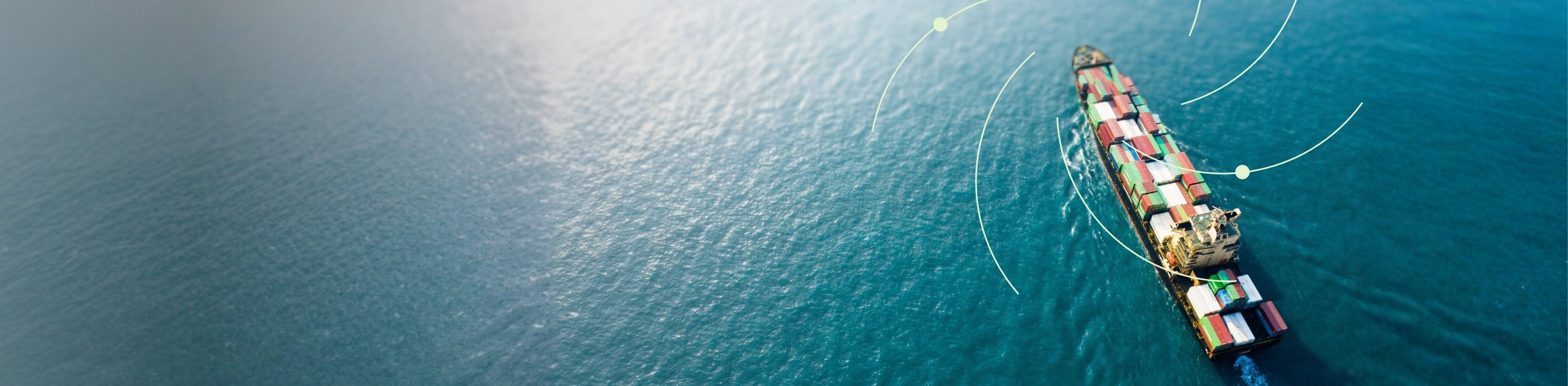 グローバルな貿易および国際取引管理を象徴する、コンテナを輸送する貨物船