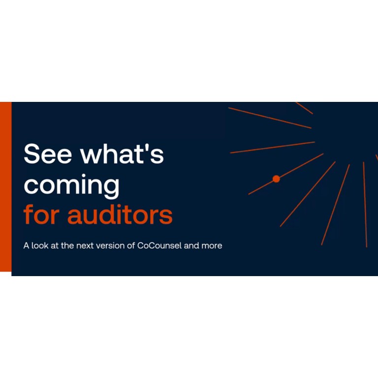 CoCounsel Audit: Simplify your audit workflow with agentic AI
