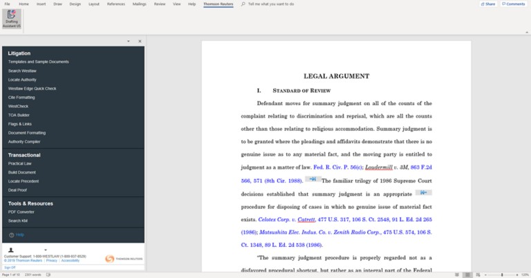 Drafting Assistant screenshot