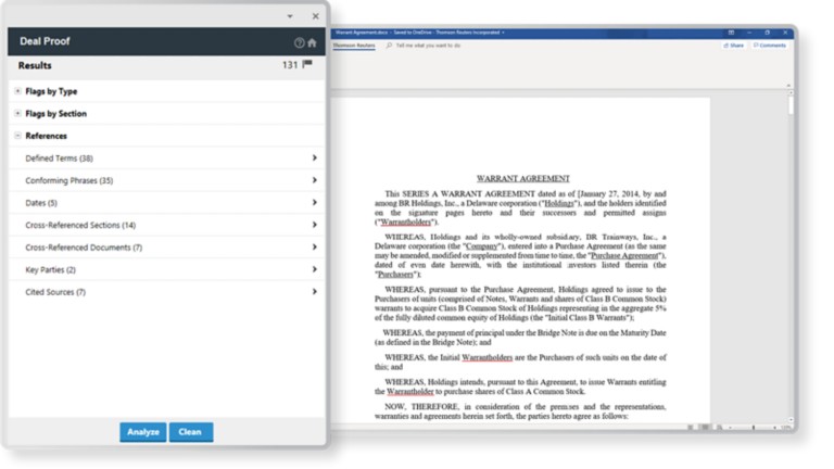 The Westlaw menu with Drafting Assitant in MS Word