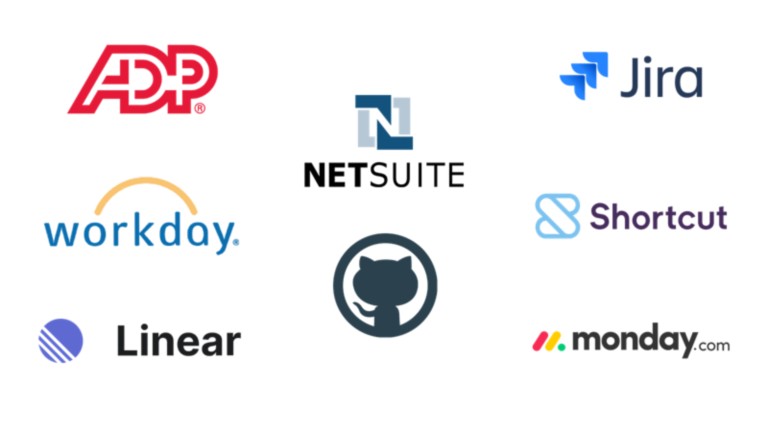 Logos of third-party systems