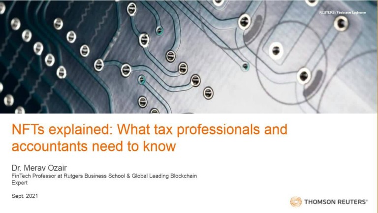 NFTs explained: What tax professionals and accountants need to know