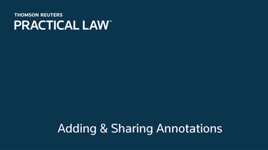 Adding & Sharing Annotation