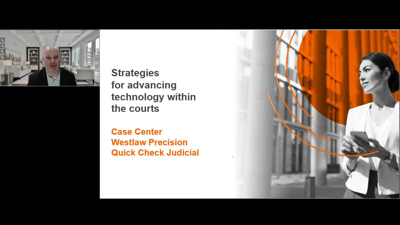 Strategies for advancing technology within the courts