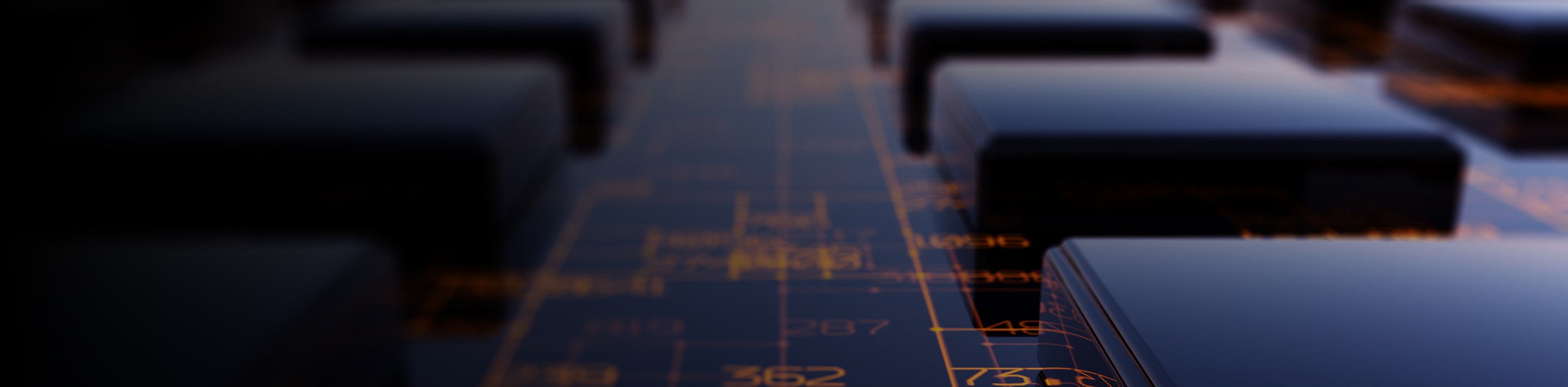 Dark geometric shapes