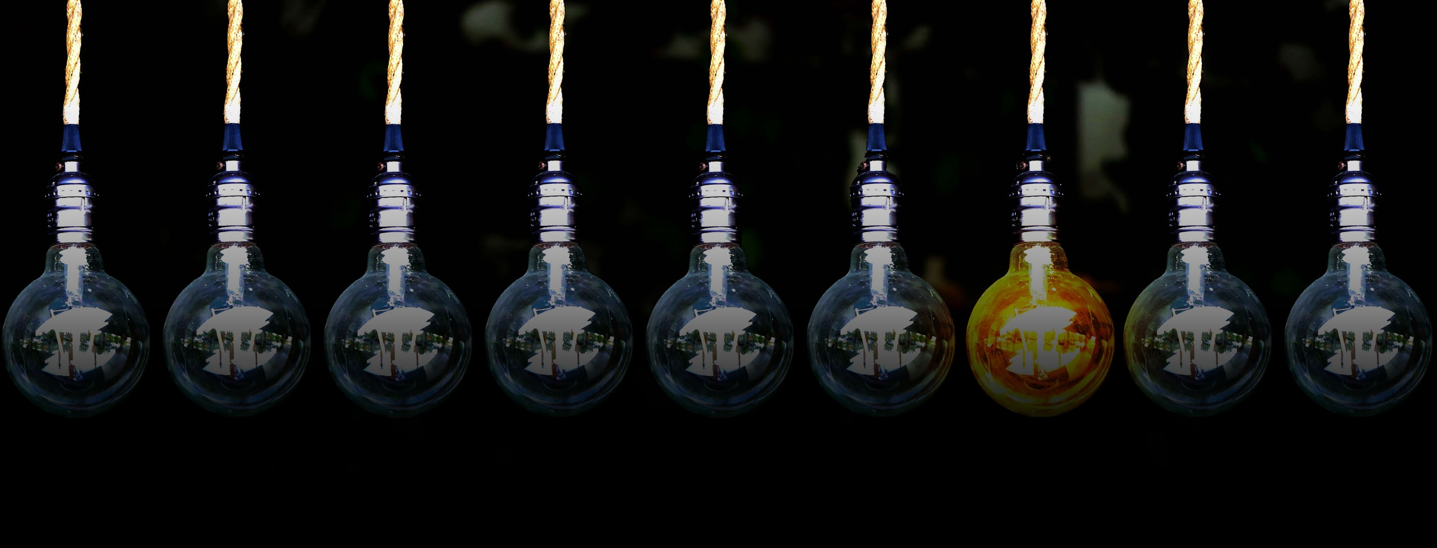 2880x1100 bottom black gradient of light bulbs on strings