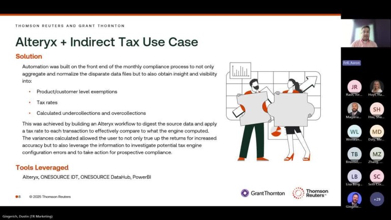 Transforming Tax Data into Strategic Insights Leveraging Alteryx and Grant Thornton