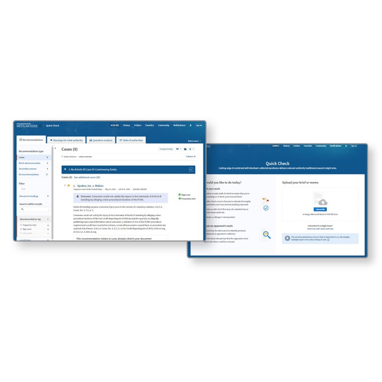 Quick Check unrivaled feature overview