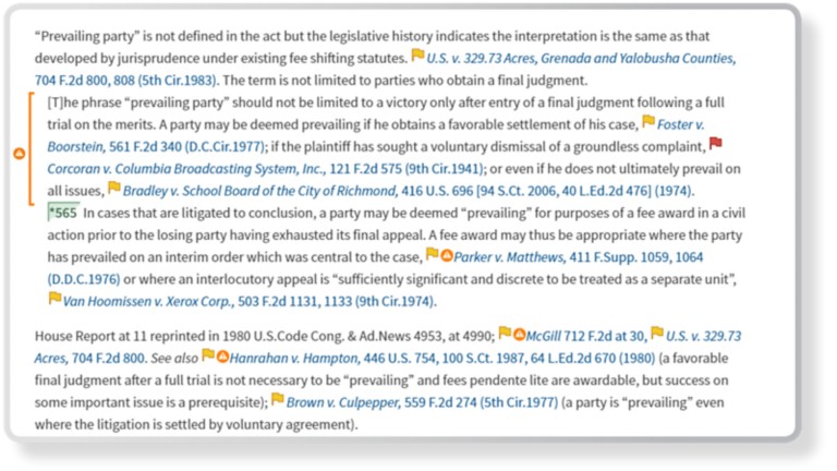 Westlaw Edge Editorial Enhancements KeyCite Screenshot
