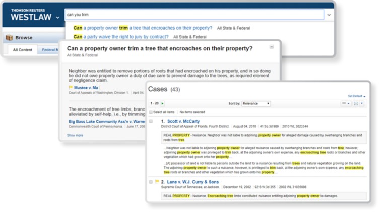 Westlaw Patron Access utilizes WestSearch plus